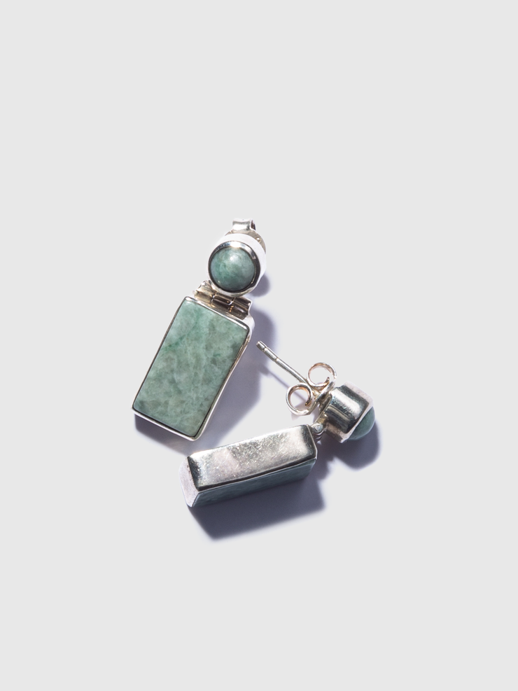 Duality Jadeite Studs