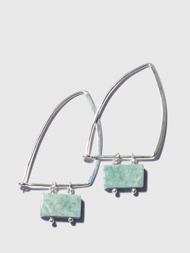 Jadeite Verdant Voyage Hoops