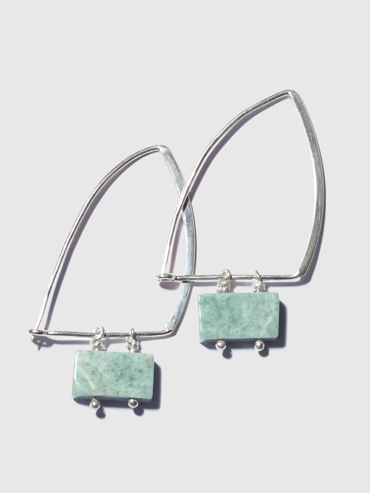 Jadeite Verdant Voyage Hoops