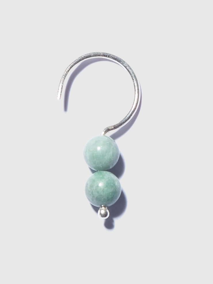 Jadeite hooked Earrings