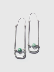 Jadeite Bound Earrings