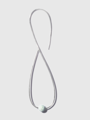 Jadeite Infinity Flow Earrings