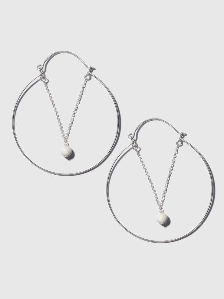 Swinging Liberty Jadeite Hoops