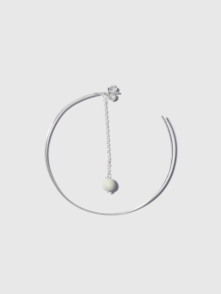 Pulse of life Jadeite hoops