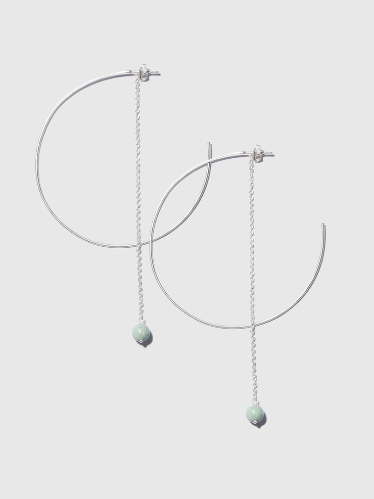 Boundless Allure Jadeite Hoops
